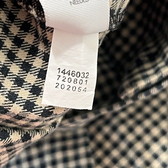 J Jill Pants Womens 2 Black Gingham Trouser Tapered Business Career Spandex - Picture 7 of 12